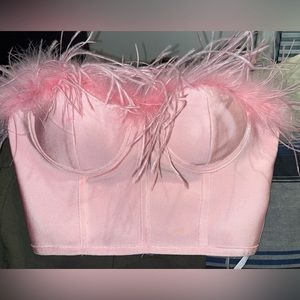 Revolve Superdown Pink Top